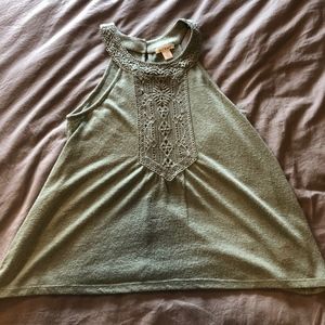 Miami Light Green Halter Tank